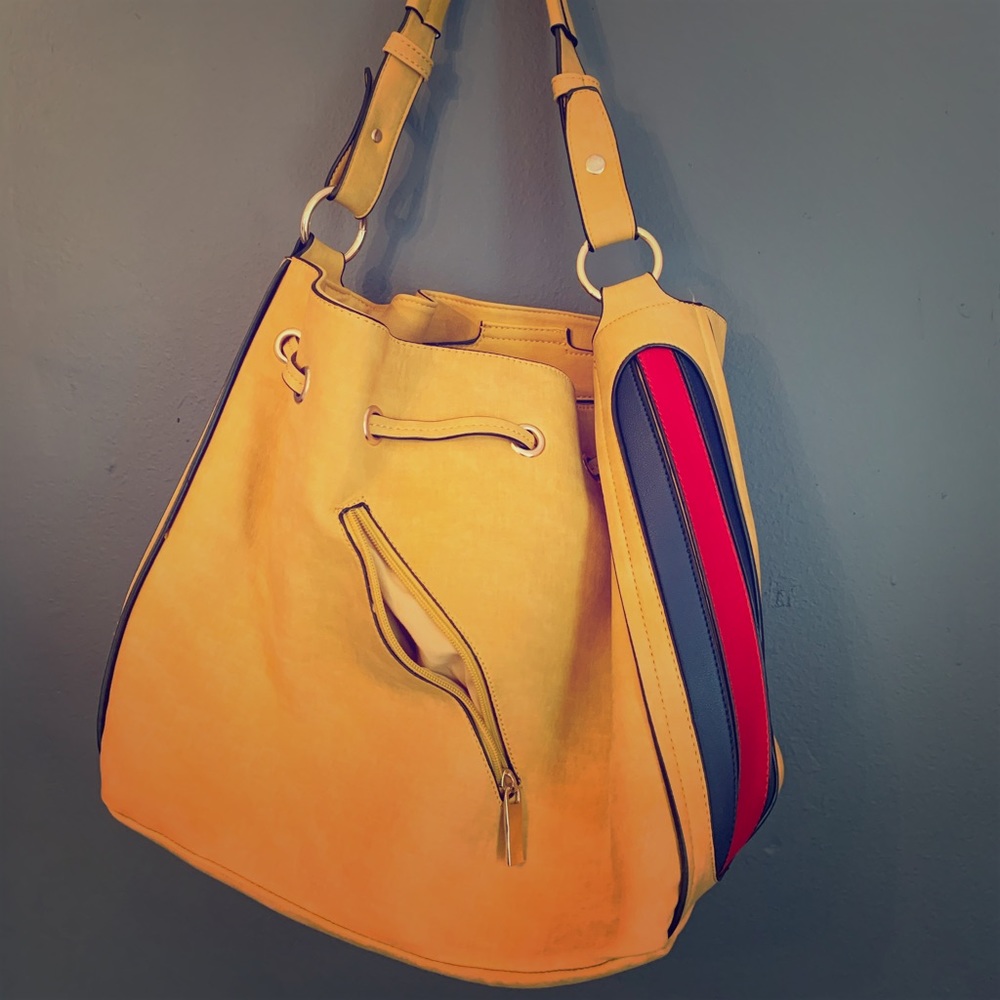 Vegan leather handbag